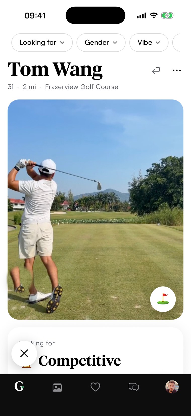A golfer profile in Golf Circle: Tom Wang, 31, Fraserview Golf Course, looking to play competitive, advanced level, 6 handicap